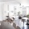 natural lighting fills living room open to kitchen and dining area